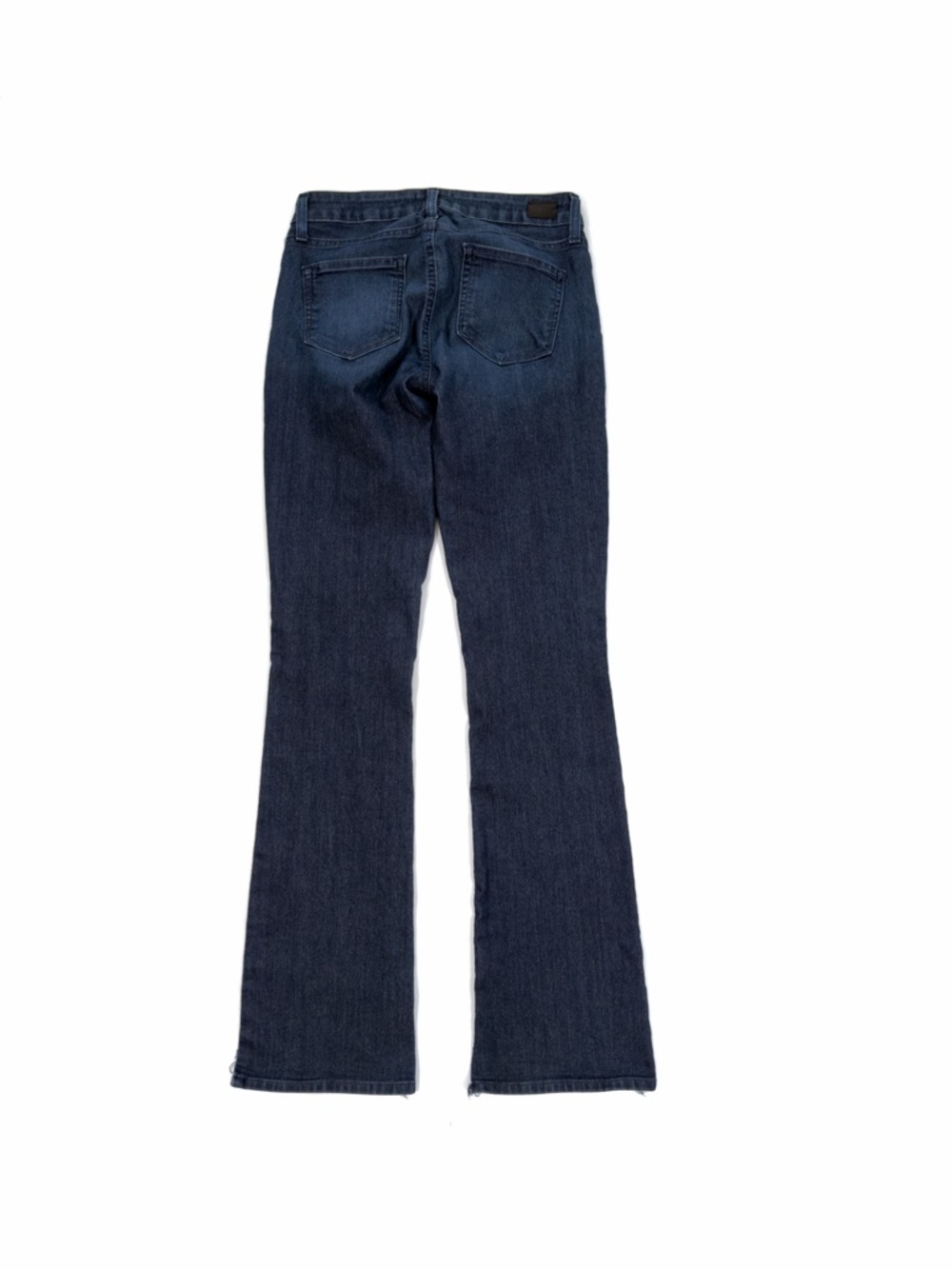 Paige Manhattan Bootcut Jeans Women's 28 Dark Wash Stretch Denim Low Rise